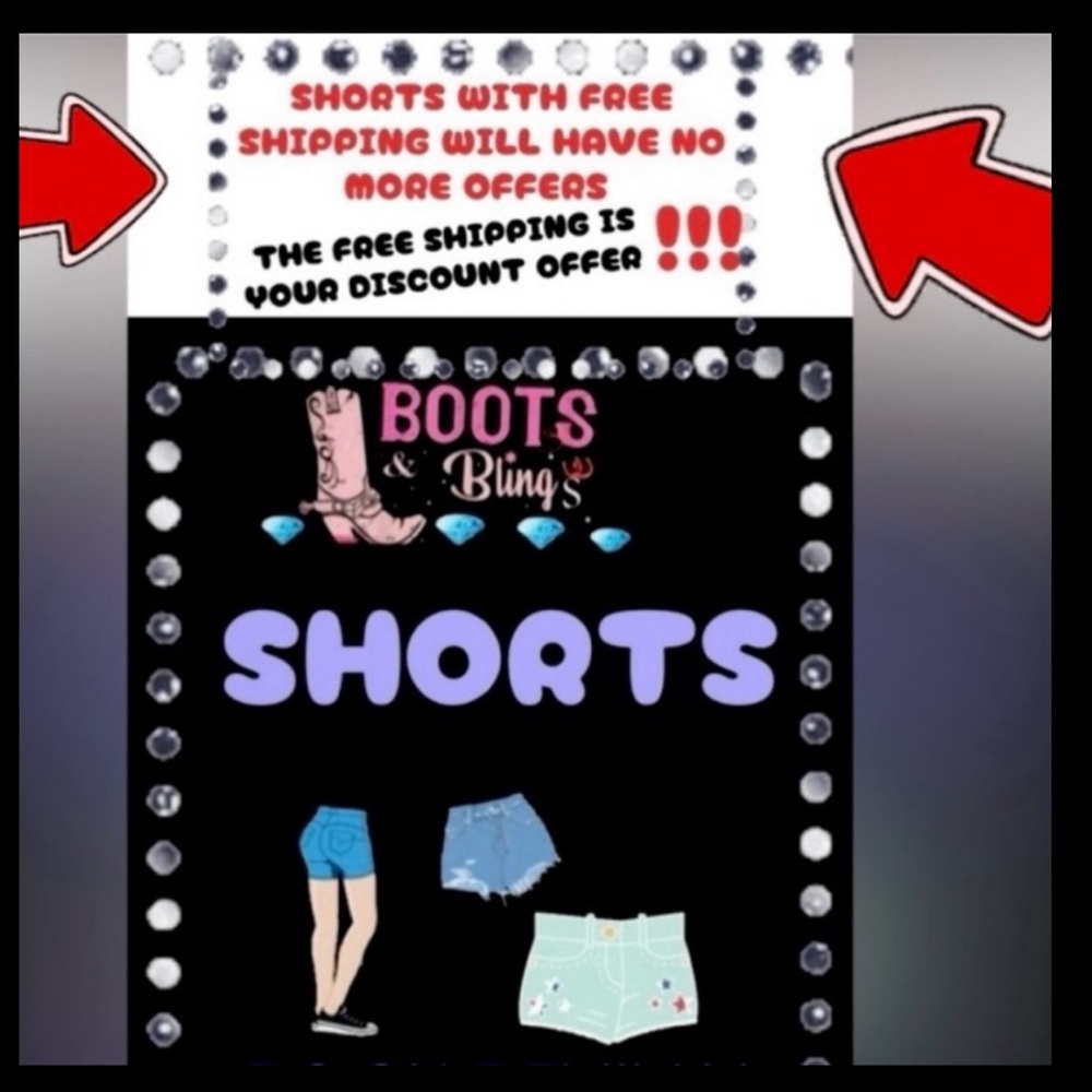 PRICES ARE FRIM ON SHORTS‼️